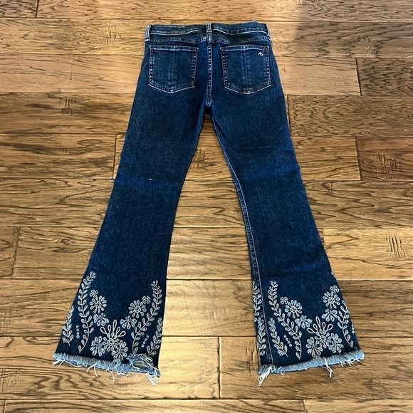 Rag & Bone Jean 10 Inch Crop Flare Size 25 - Picture 2 of 16